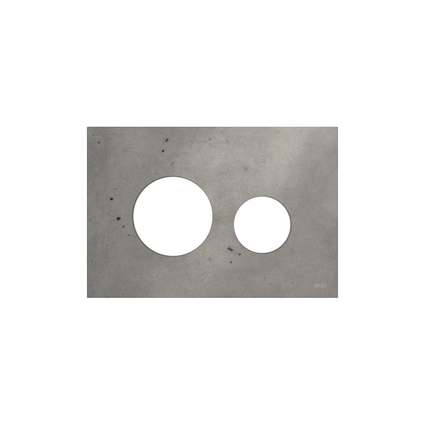 FAÇADE TECELOOP POUR PLAQUE DE DÉCLENCHEMENT WC, BÉTON CLAIR