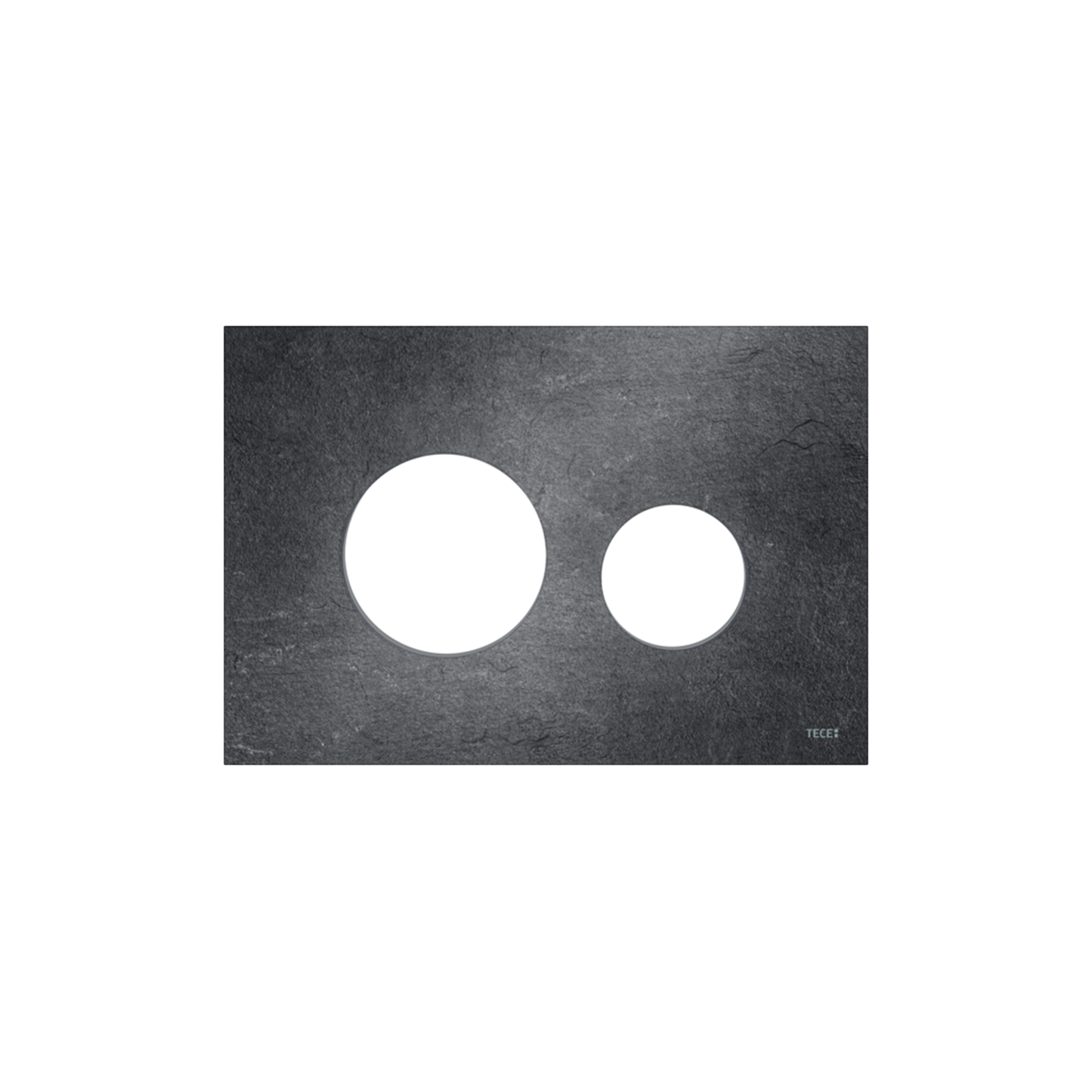 FAÇADE TECELOOP POUR PLAQUE DE DÉCLENCHEMENT WC, PLAQUE DE PIERRE ARDOISE