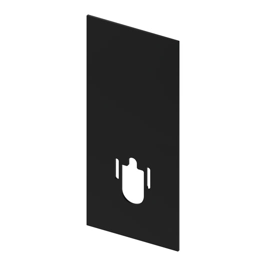 TECE PLAQUE D'ADAPTATION TECE POUR TOILETTE SUSPENDUE AVEC BIDET - NOIR MAT