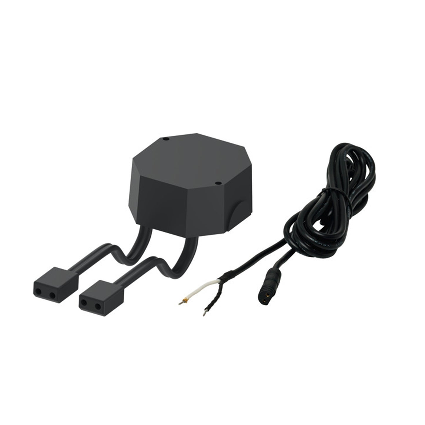 PLAQUE DE DECLENCHEMENT WC TECESQUARE II METAL, DOUBLE TOUCHES, INOX BROSSE, CHROME NOIR (AVEC ANTI-TRACE DE DOIGTS)