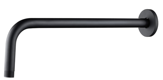 RAINSHOWER BRAS DE DOUCHE MURAL - UNIVERSEL - COURBÉ - 45 CM - NOIR MAT