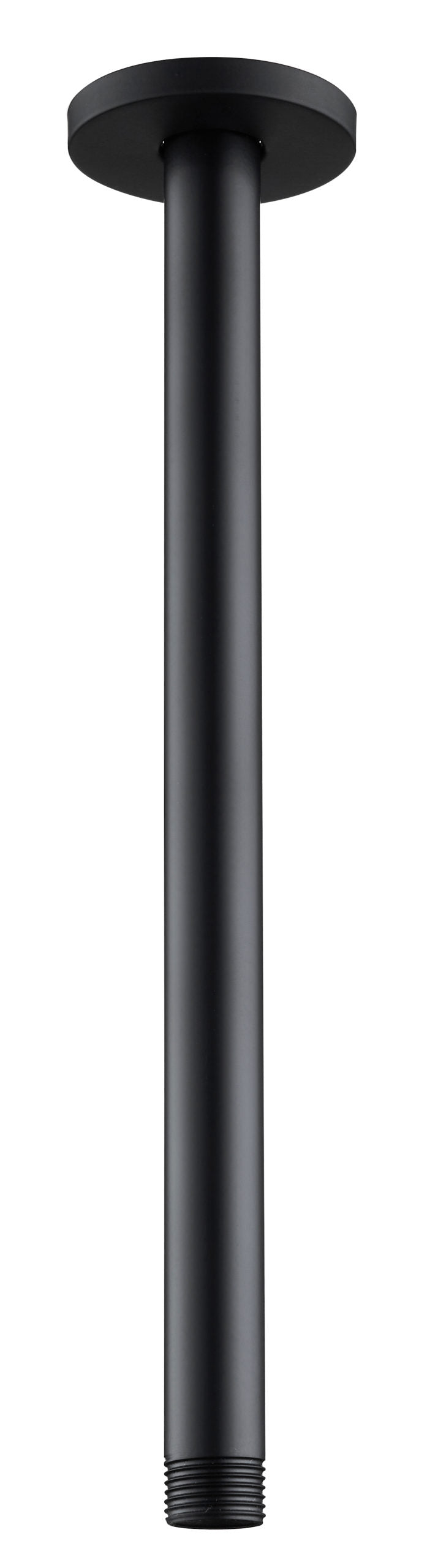 RAINSHOWER BRAS DE DOUCHE PLAFOND - UNIVERSEL - 30 CM - NOIR MAT