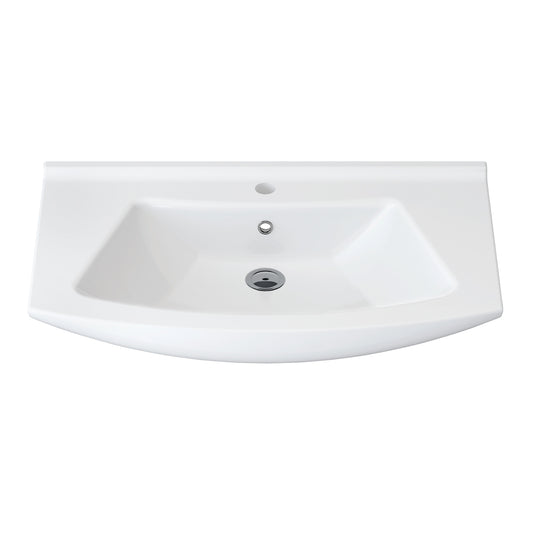 ALONI ALECO LAVABO EN CÉRAMIQUE (65CM) - BLANC