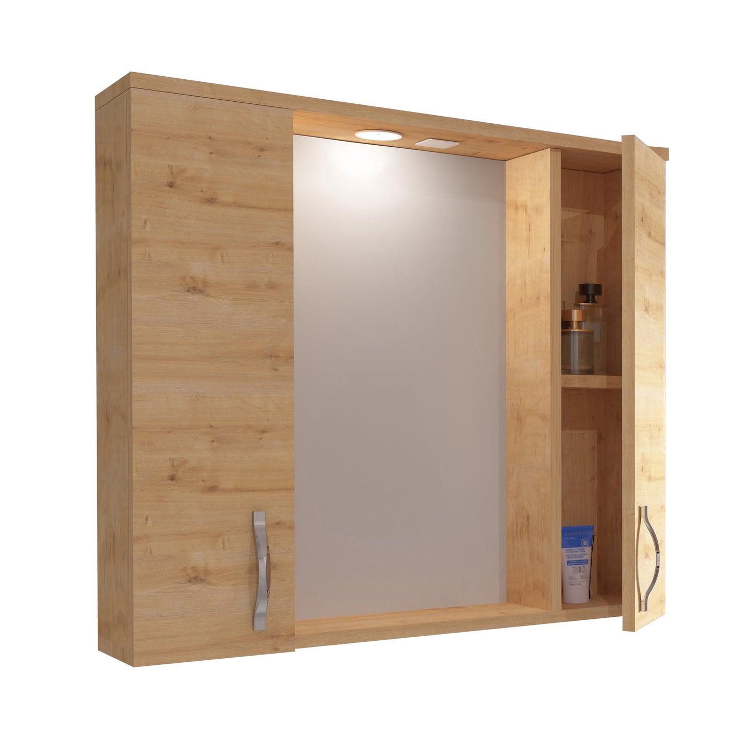 ALECO MIROIR AVEC ARMOIRE (85CM) - SAFIR