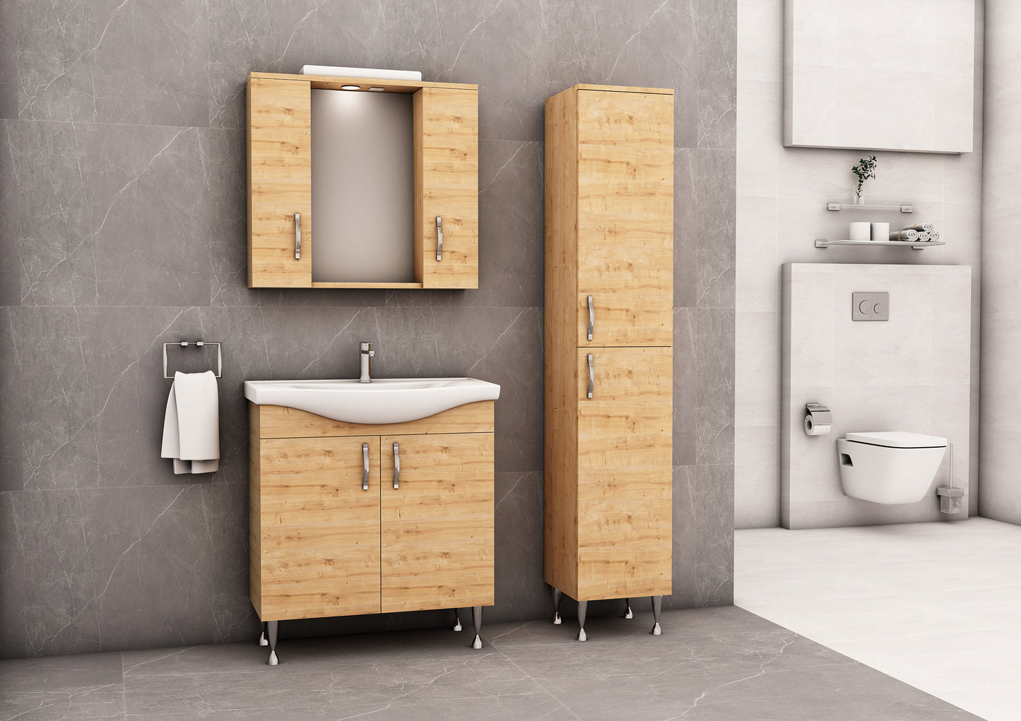 ALECO MEUBLE SOUS-PLAN (85CM) - SAFIR