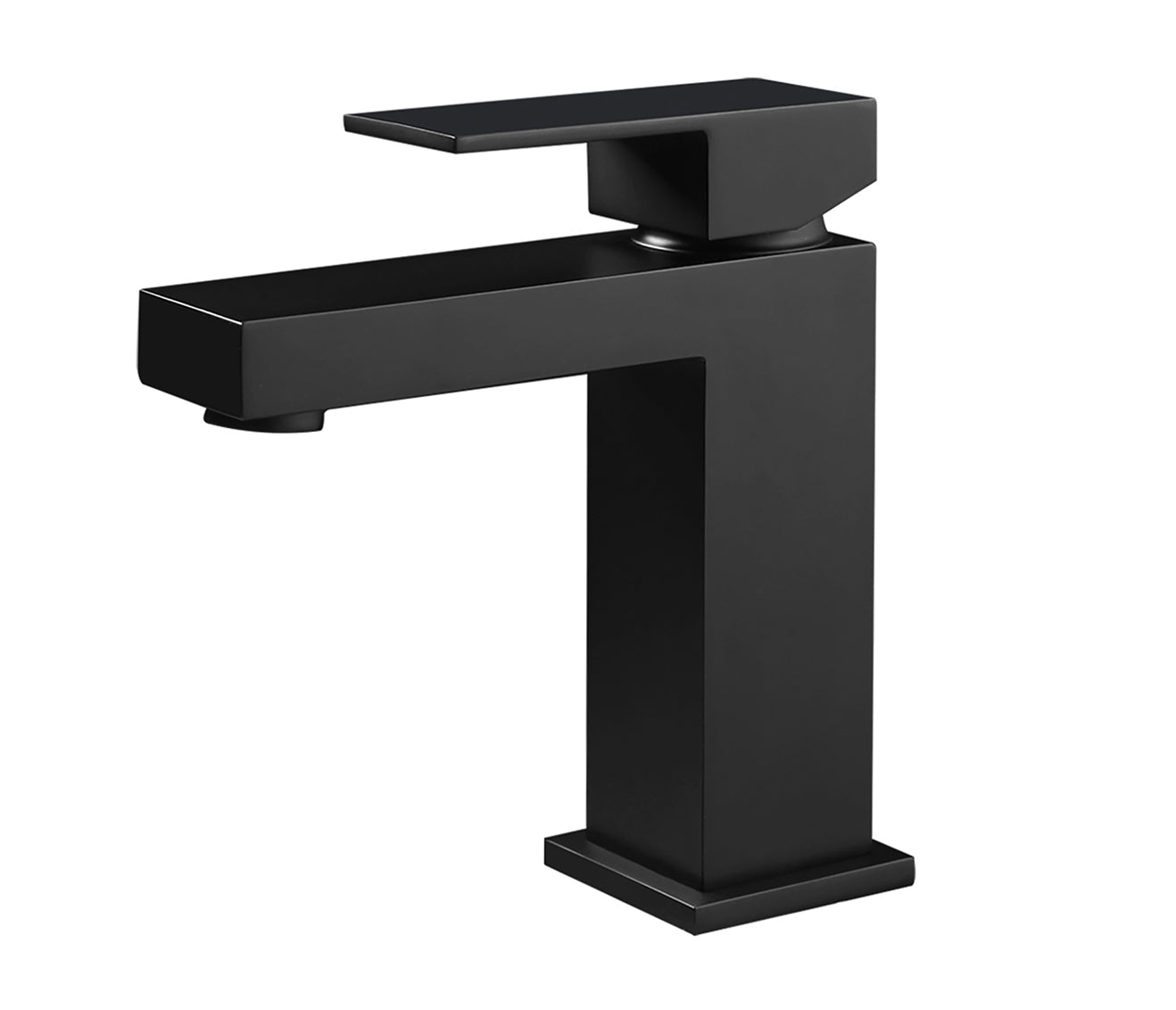 ALONI CHAN MITIGEUR DE LAVABO CARRÃ‰ - NOIR MAT