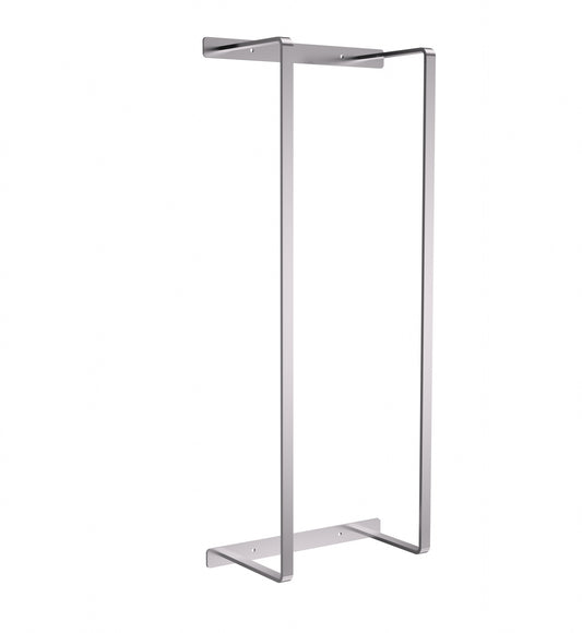 PORTE-SERVIETTES - VERTICALE - 67X28X14 CM - ACIER INOX BROSSÉ