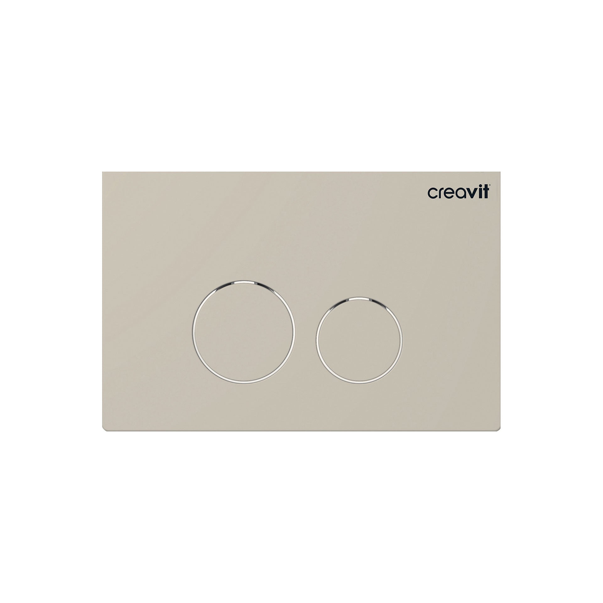 CREAVIT TERRA PLAQUE DE COMMANDE - GRIS FROID
