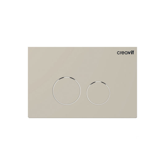 CREAVIT TERRA PLAQUE DE COMMANDE - GRIS FROID