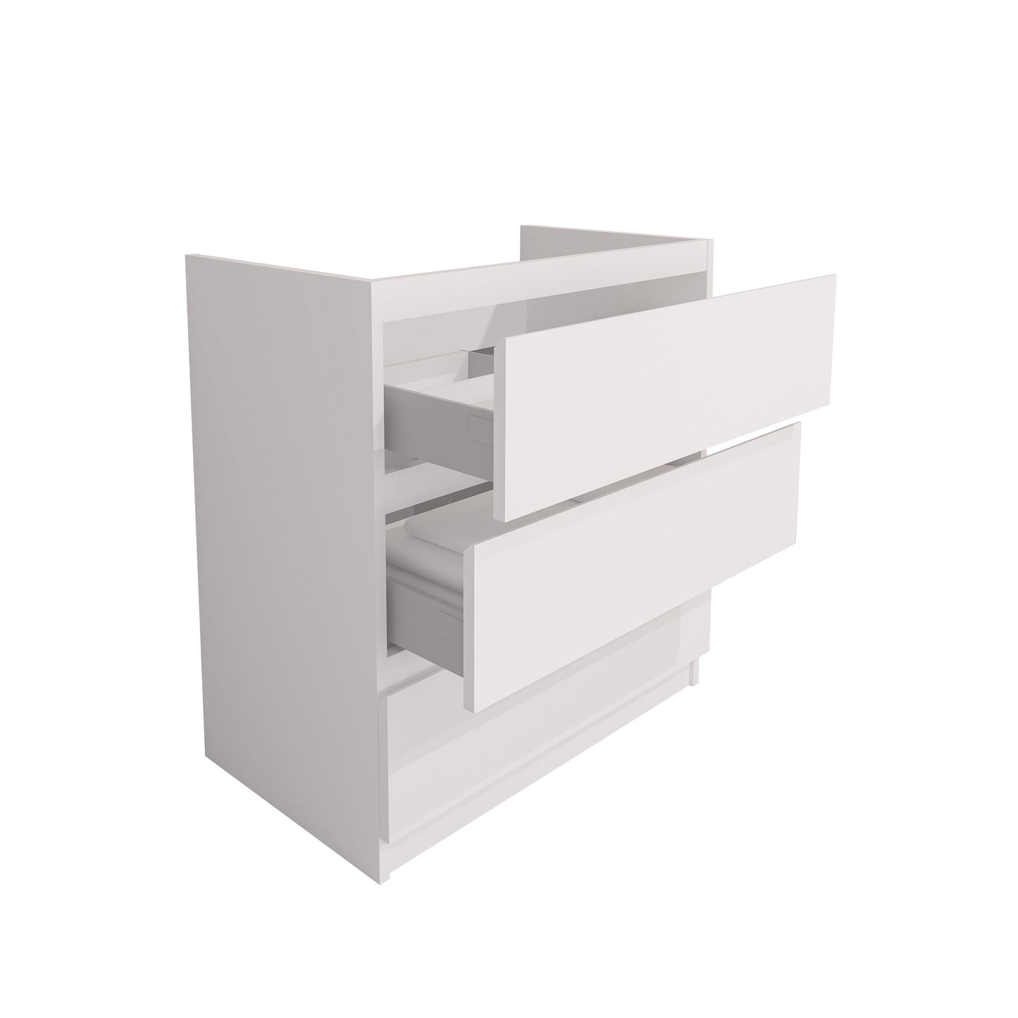 JUPITER MEUBLE SOUS-PLAN (80CM) - BLANC MAT