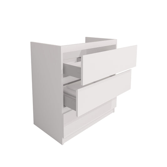 JUPITER MEUBLE SOUS-PLAN (80CM) - BLANC MAT