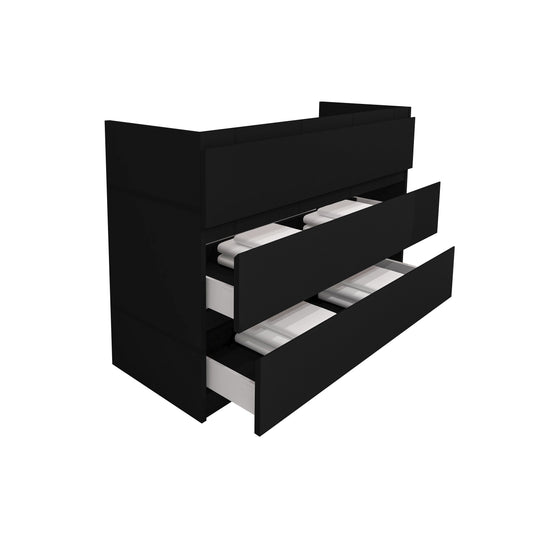 JUPITER MEUBLE SOUS-PLAN (120CM) - NOIR