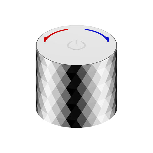 ALONI FLOW BOUTON-POUSSOIR MITIGEUR ENCASTRÉ - CHROME