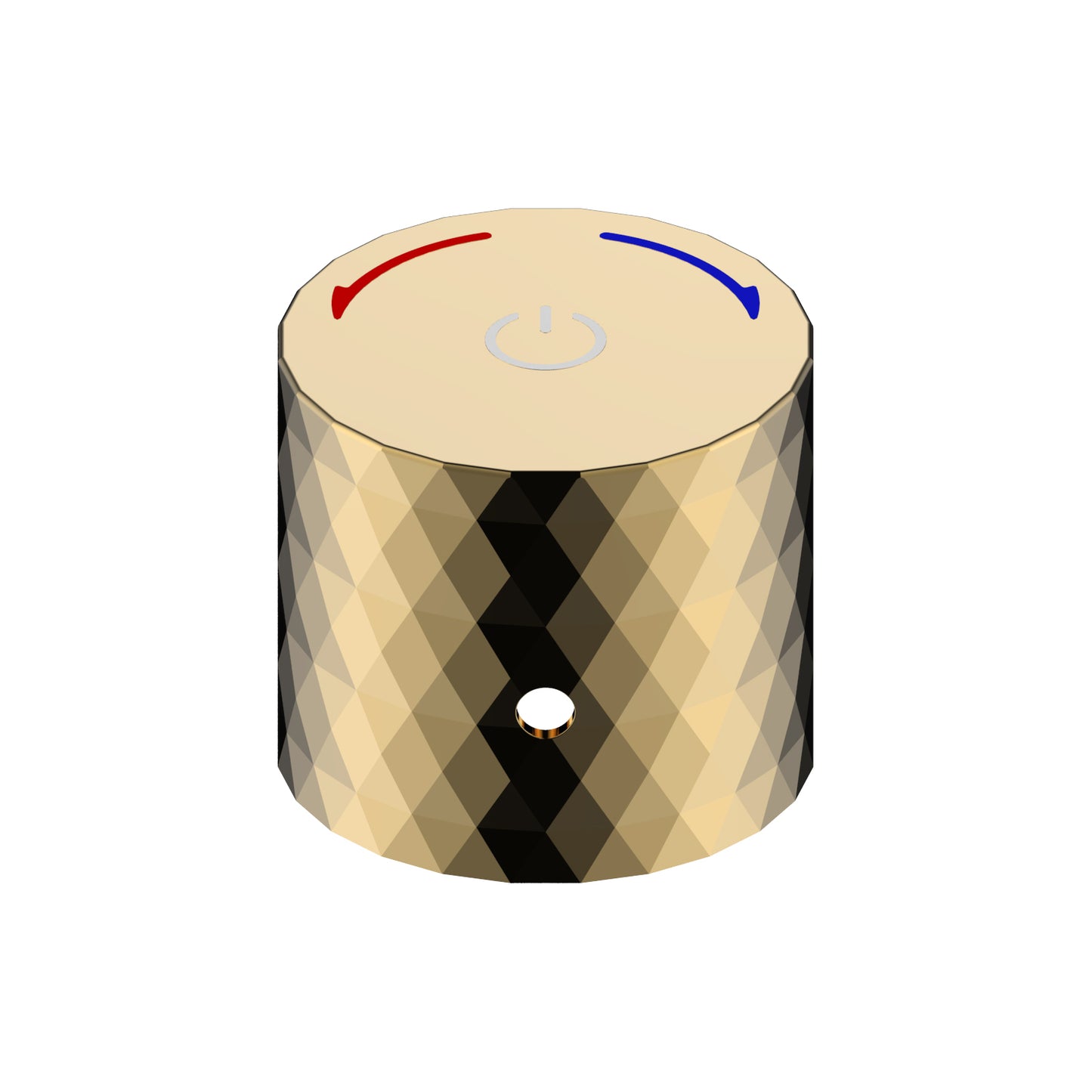 ALONI FLOW BOUTON-POUSSOIR MITIGEUR APPARENT - OR BRILLANT