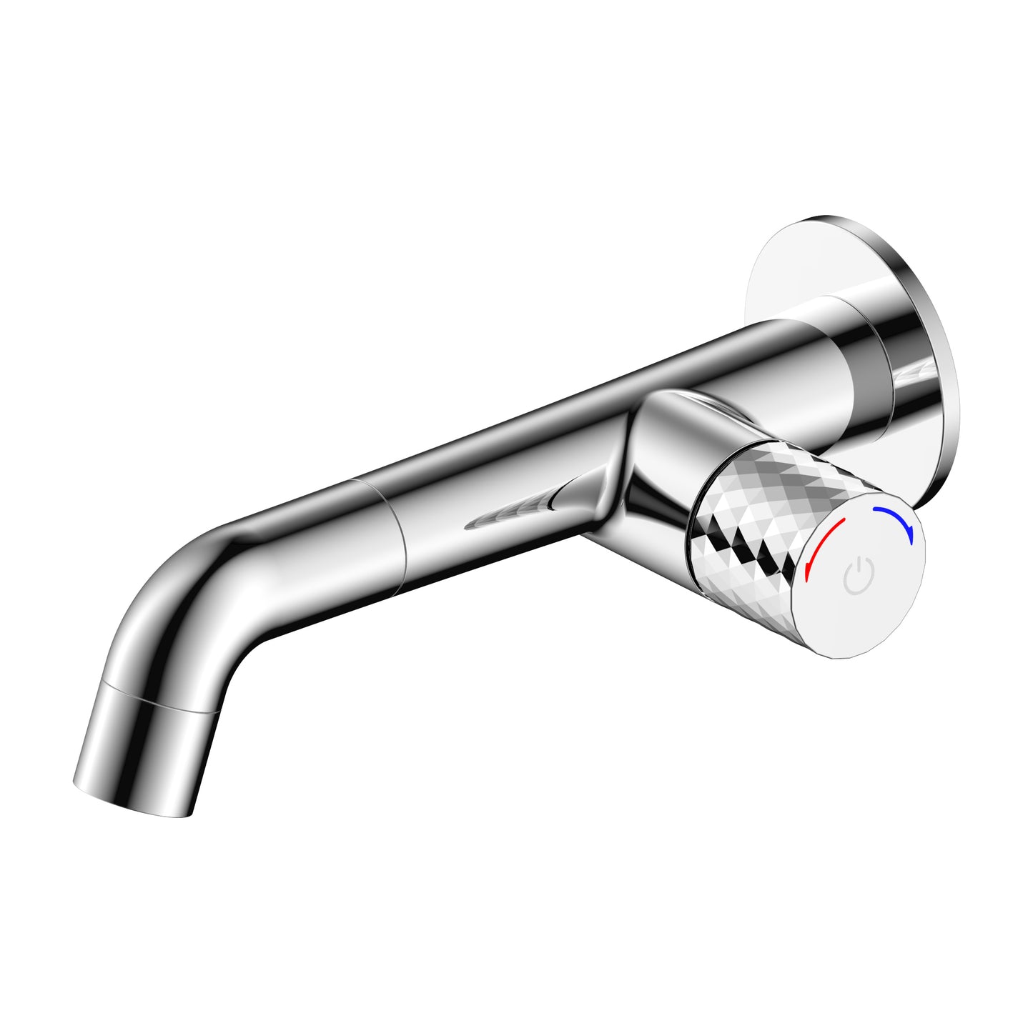 ALONI FLOW MITIGEUR DE LAVABO - BOUTON POUSSOIR - ENCASTRÉ - CHROME