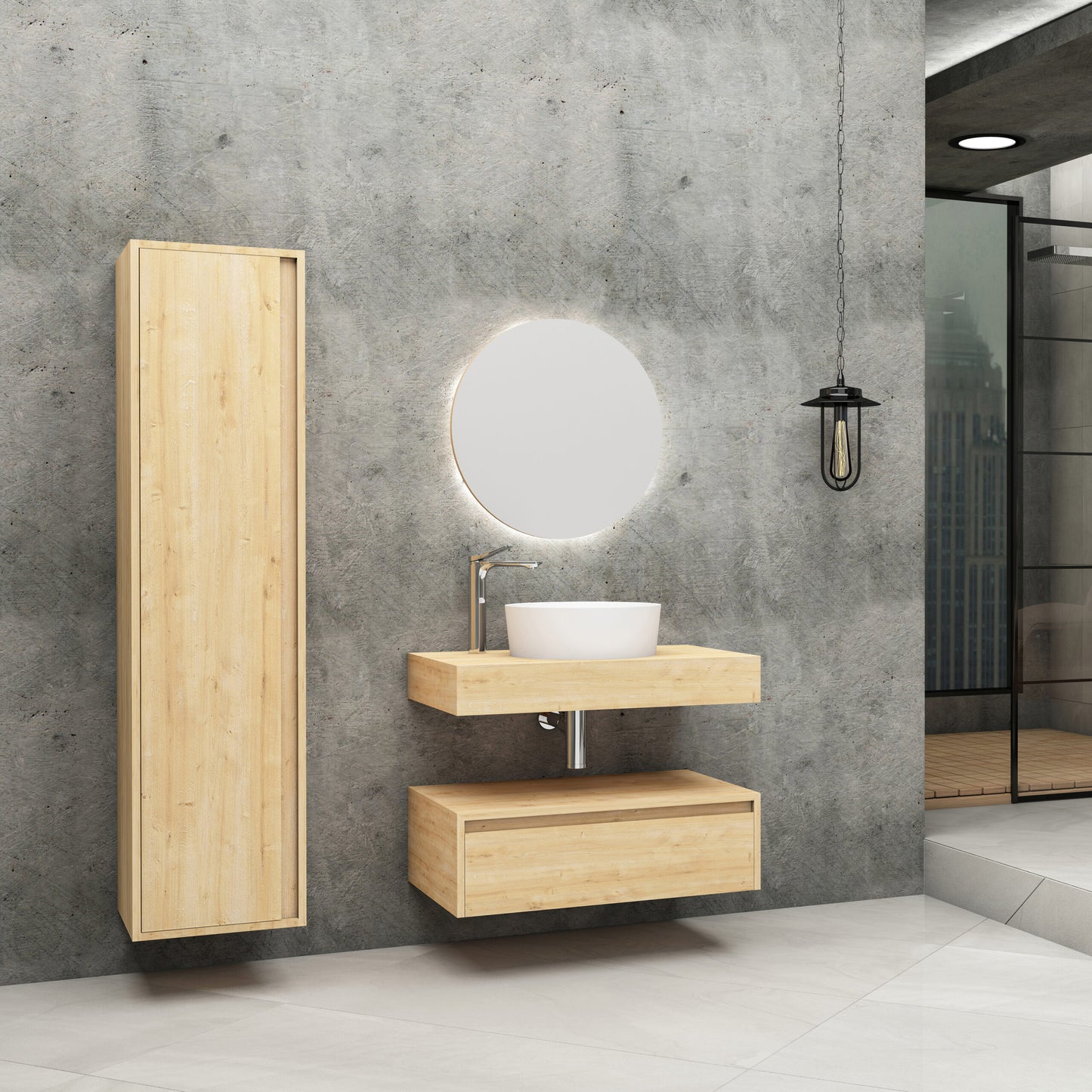 ALONI LINA MEUBLE SOUS-PLAN (80CM) - SAFIR