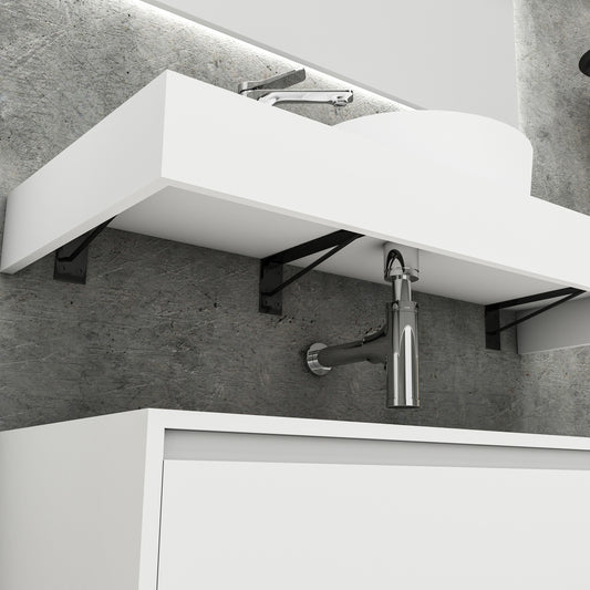 ALONI LINA MEUBLE SOUS-PLAN (120CM) - BLANC MAT