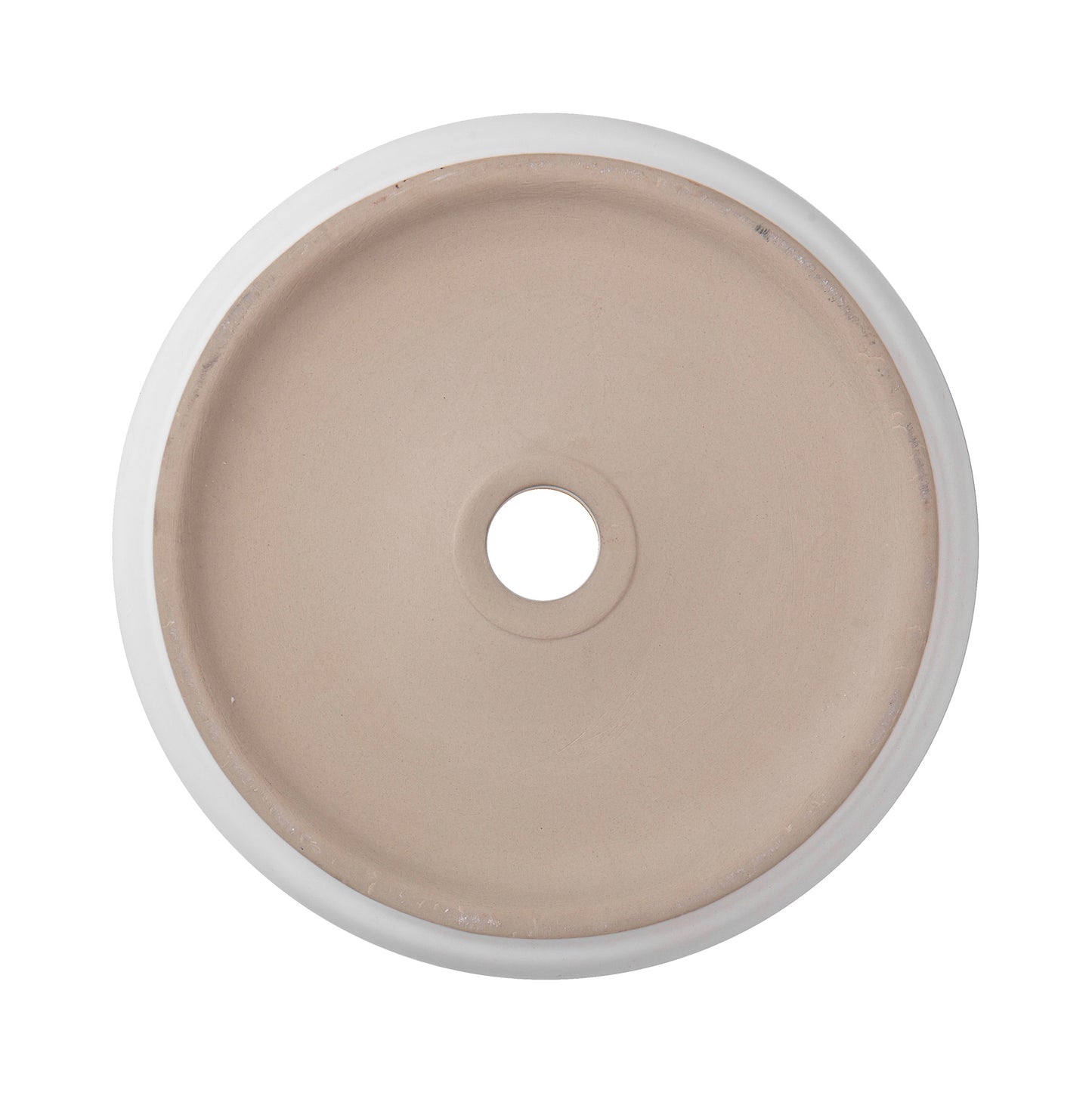 ALONI FIRA LAVABO - À POSER – SANS TROP-PLEIN – SANS TROU DE ROBINET – AVEC BONDE CLIC-CLAC – CÉRAMIQUE – 36X12,5X36 CM – BLANC MAT