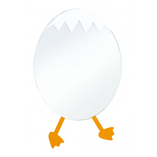 CREAVIT DUCKY MIROIR EN FORME DE PETIT OEUF - JAUNE