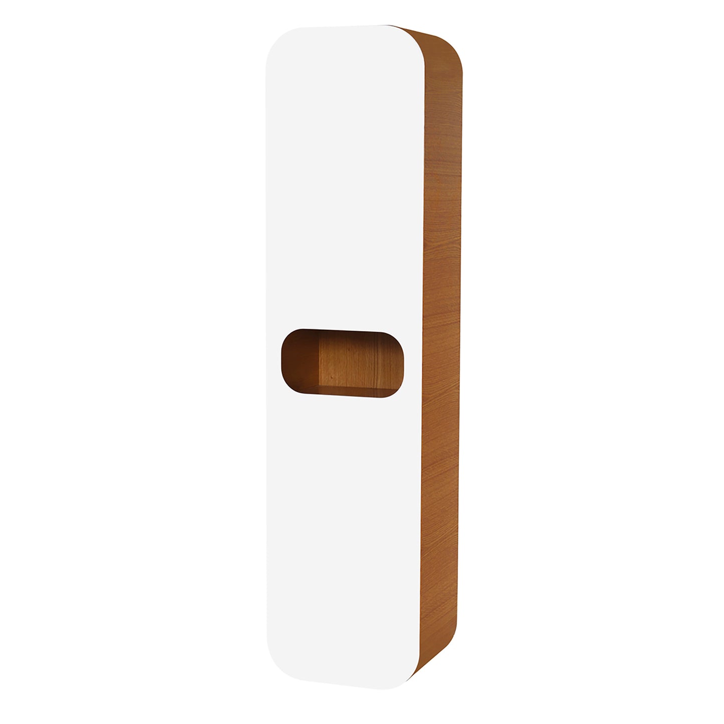 CREAVIT 'PION' MEUBLE COLONNE (40X160X32CM) - CHÊNE BLANC