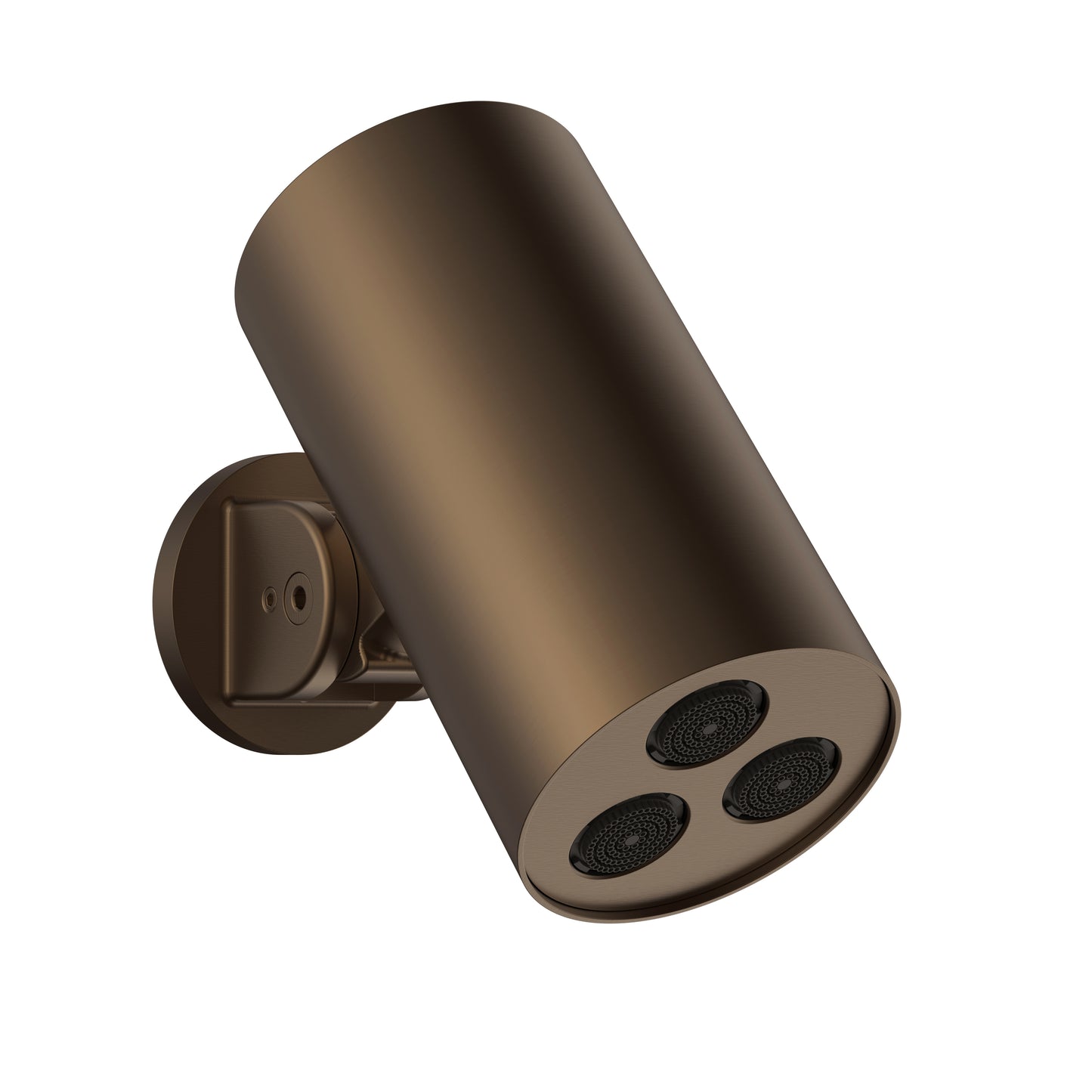 UNIFORMA DOUCHE DE TÊTE CYLINDRE – 1 JET – MONTAGE MURALE – 8X15 CM – BRUN BRONZÉ (PVD)