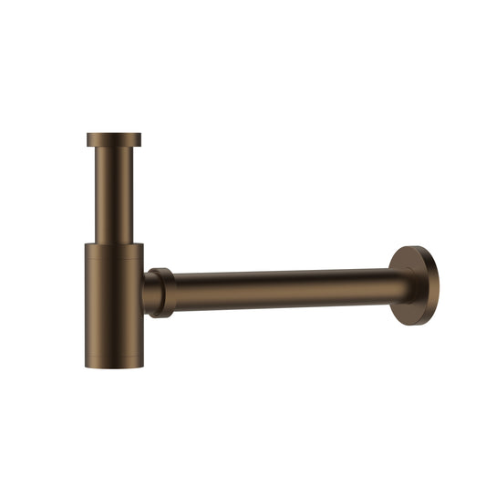 UNIFORMA SIPHON POUR LAVABO ET LAVE MAINS – BRUN BRONZÉ (PVD)
