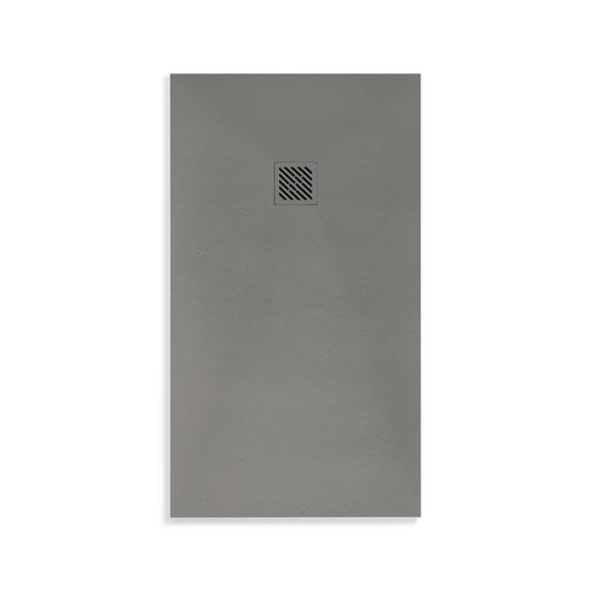 ALONI MADISON RECEVEUR DE DOUCHE - COMPOSITE - 90X90X3CM - GRIS MAT