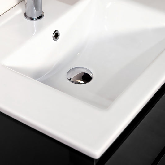 ALONI SALLY MEUBLE SOUS-PLAN (80CM) - NOIR MAT