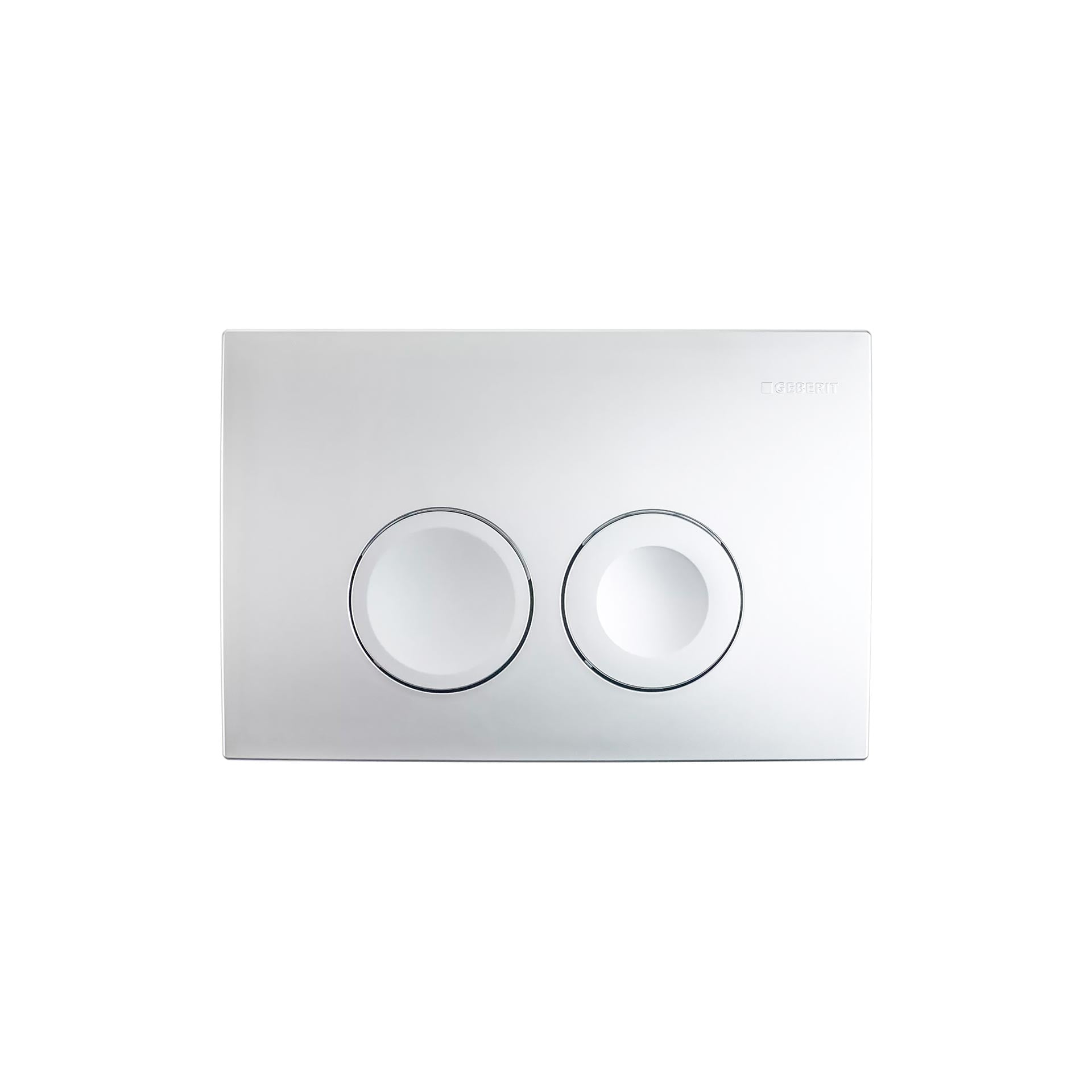 GEBERIT DELTA 25 PLAQUE DE COMMANDE - BLANC BRILLANT