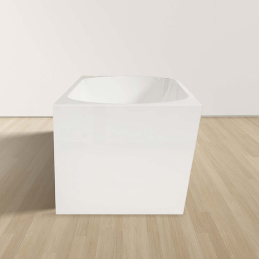 ALONI BAIGNOIRE D'ANGLE - GAUCHE - AVEC SET D'EVACUATION ET BONDE CLIC-CLAC - ACRYLIQUE - 170X78X58 CM - BLANC BRILLANT