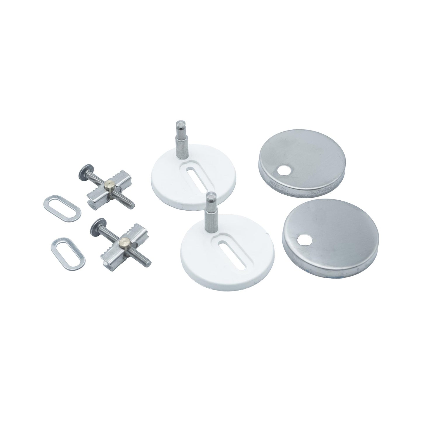 ALONI KIT DE MONTAGE POUR SIÈGE DE TOILETTE, CHARNIÈRES INOX