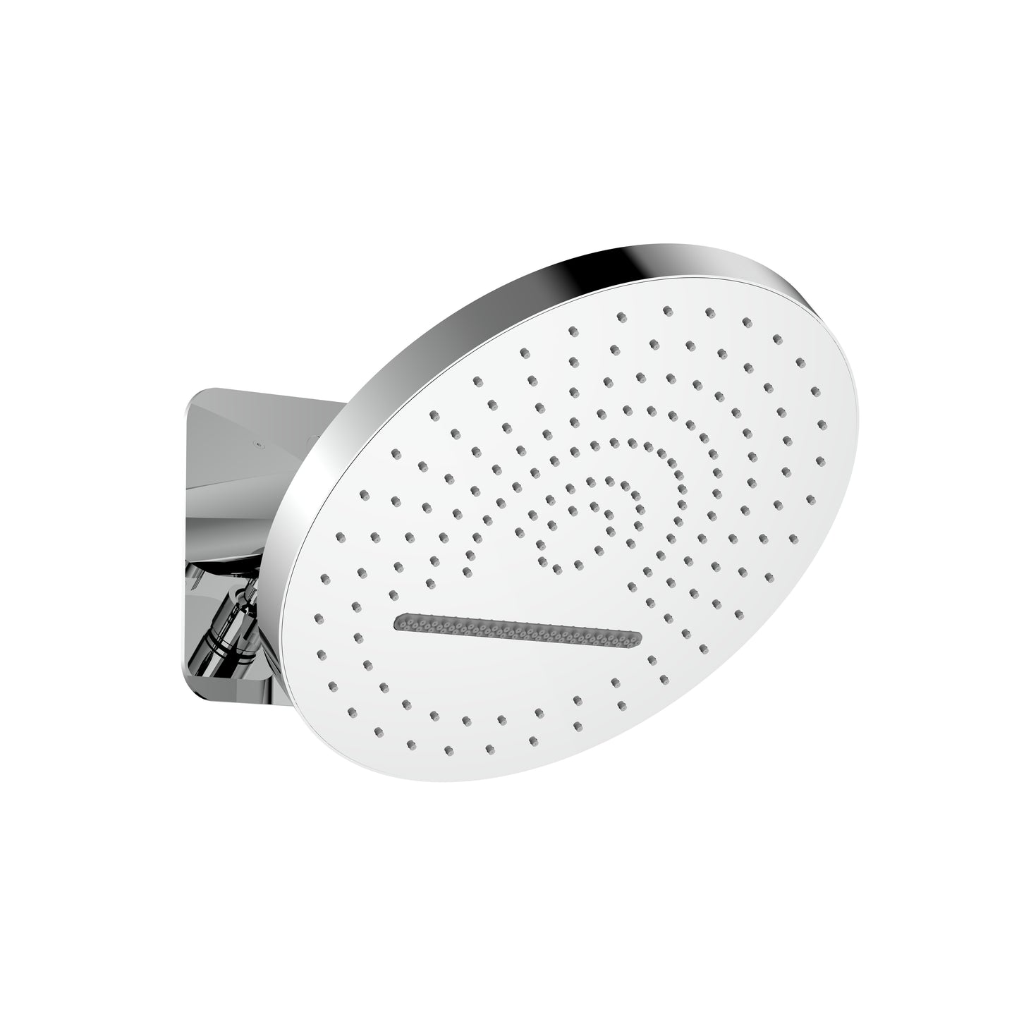 UNIFORMA DOUCHE DE TÊTE TROPICAL RAIN XL – 2 JETS – MONTAGE MURALE – AVEC BOÎTIER D’ENCASTREMENT – 32 CM – CHROME