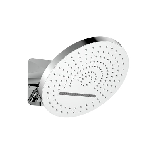 UNIFORMA DOUCHE DE TÊTE TROPICAL RAIN XL – 2 JETS – MONTAGE MURALE – AVEC BOÎTIER D’ENCASTREMENT – 32 CM – CHROME