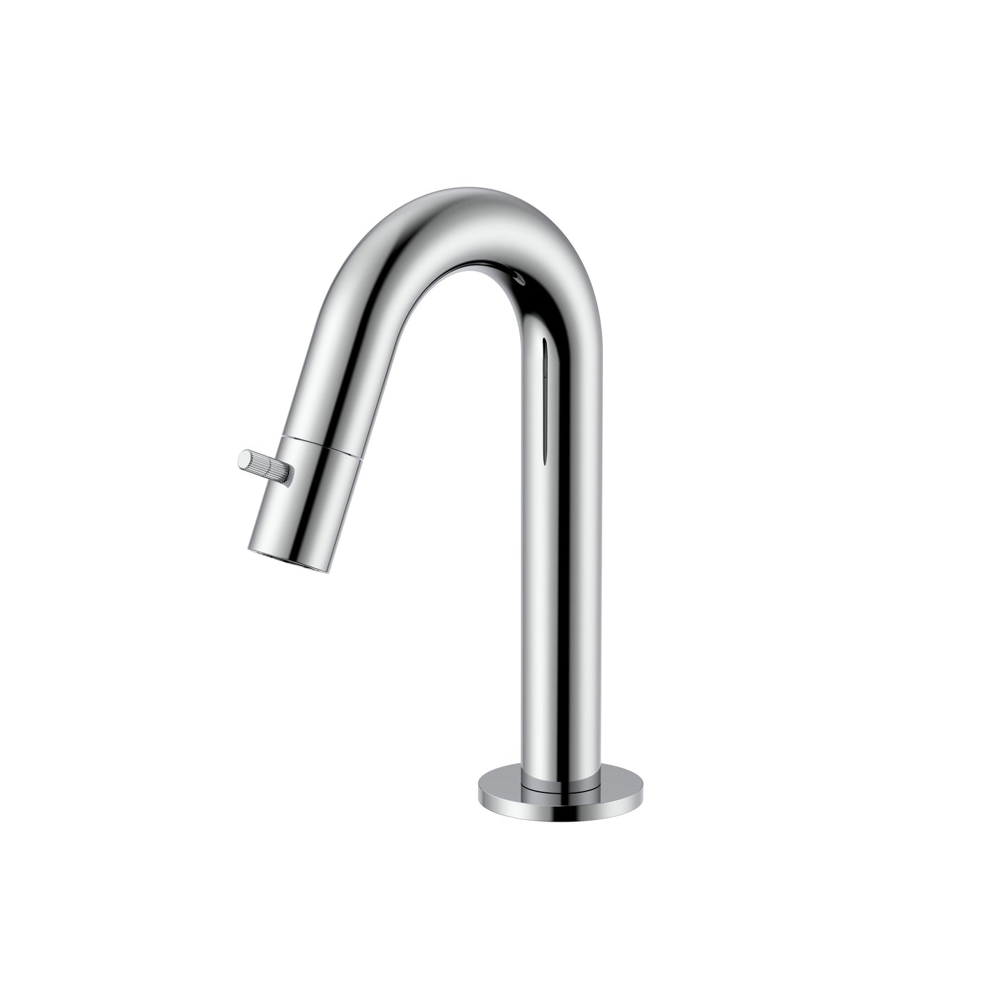 STRIA ROBINET EAU FROIDE – BEC COURBÉ – SANS BONDE – CHROME