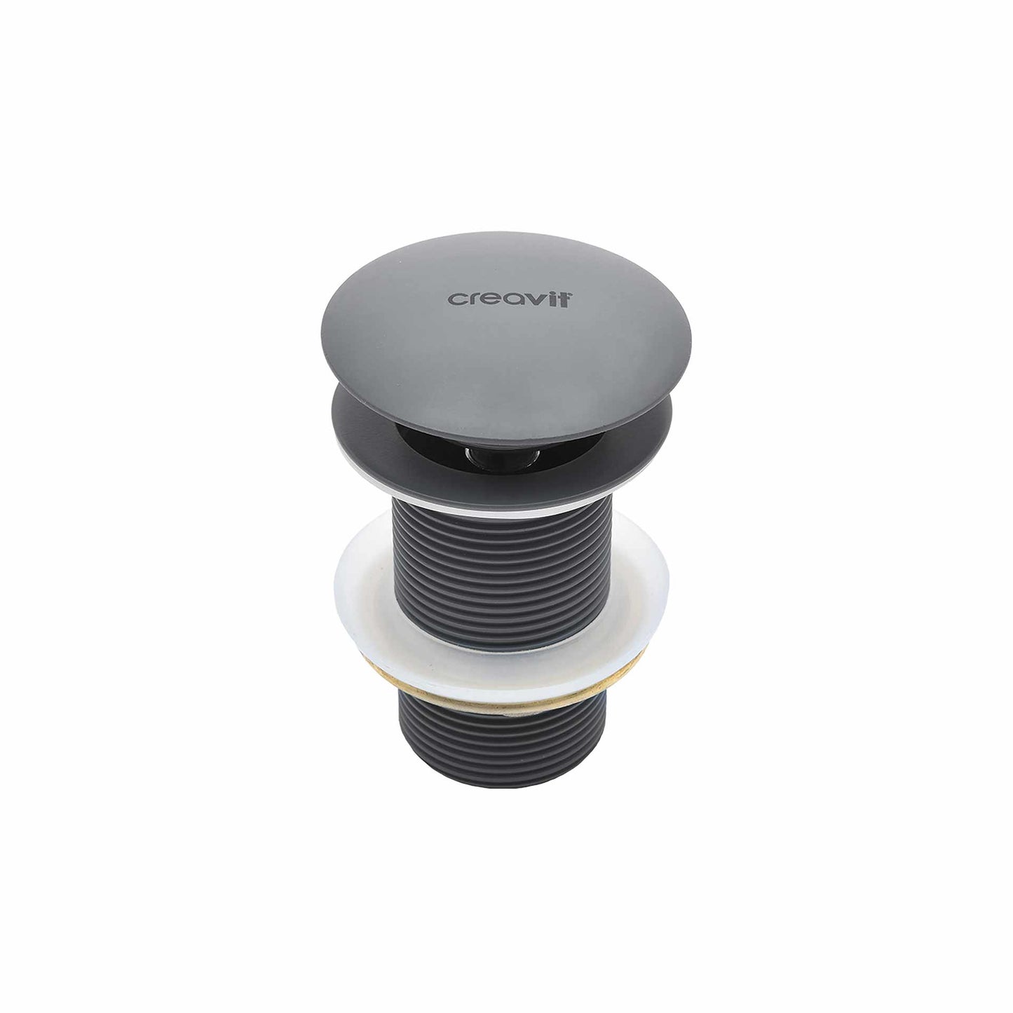 CREAVIT BONDE CLIC-CLAC 5/4" - AVEC TROP-PLEIN - ANTHRACITE MAT