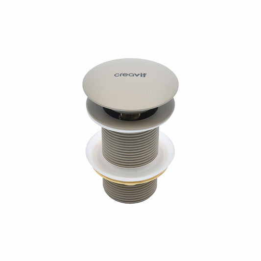 CREAVIT BONDE CLIC-CLAC 5/4" - AVEC TROP-PLEIN - CAPPUCCINO MAT