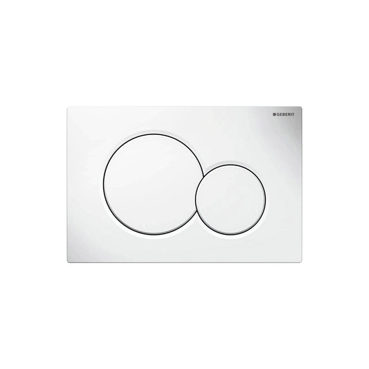 GEBERIT SIGMA 01 PLAQUE DE COMMANDE - BLANC BRILLANT